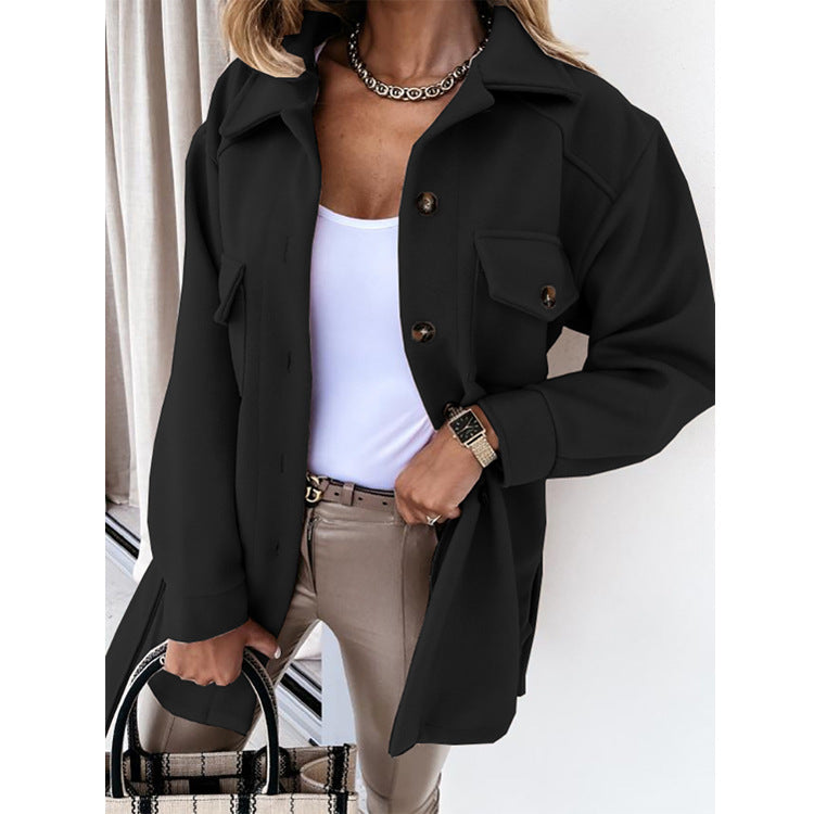 Zarian - Jersey casual de cuello alto para mujer