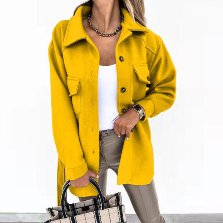 Zarian - Jersey casual de cuello alto para mujer