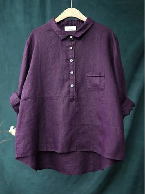 Madeleine | Blusa Casual de Manga Larga para Mujer | Button Down