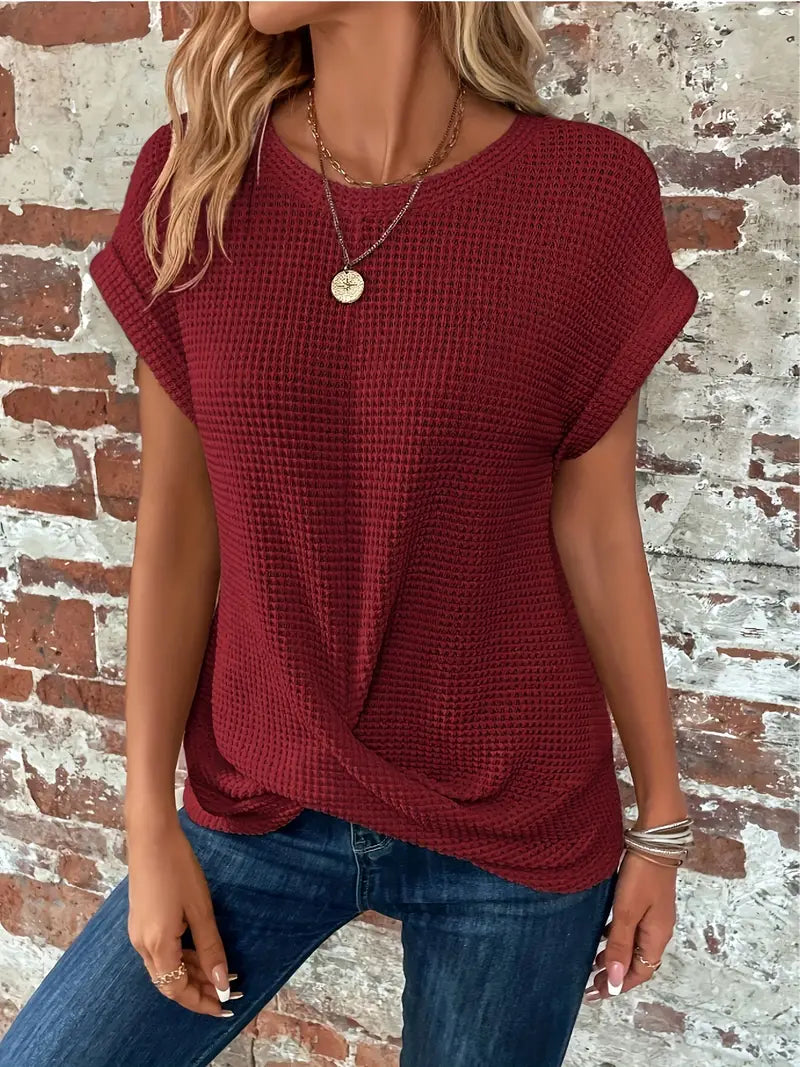 Abbie | Cómoda camiseta de punto para todos los días