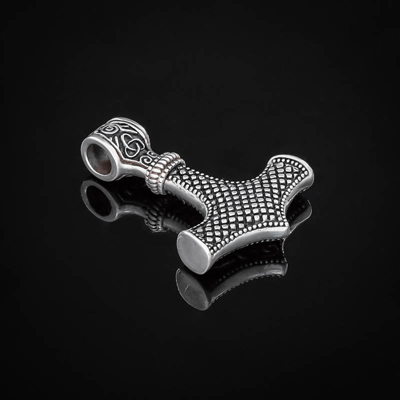 Ornamental Mjölnir Amulet - Stainless Steel