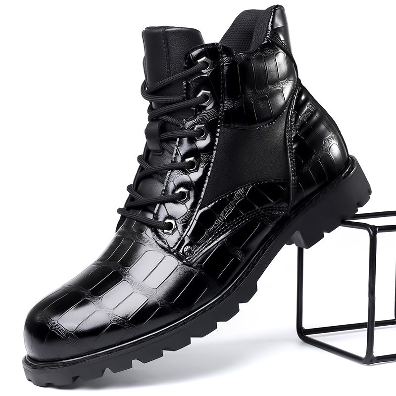 Nyvora™ | Elegantes Botas Acabado Croco