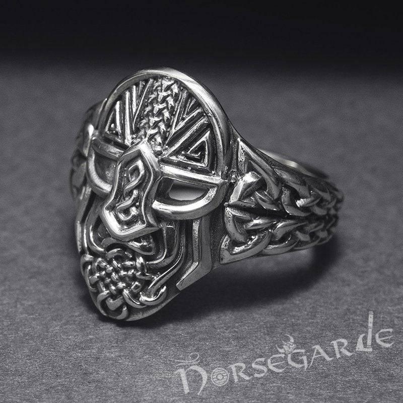 Handcrafted Helm of Odin Ring - Bronze