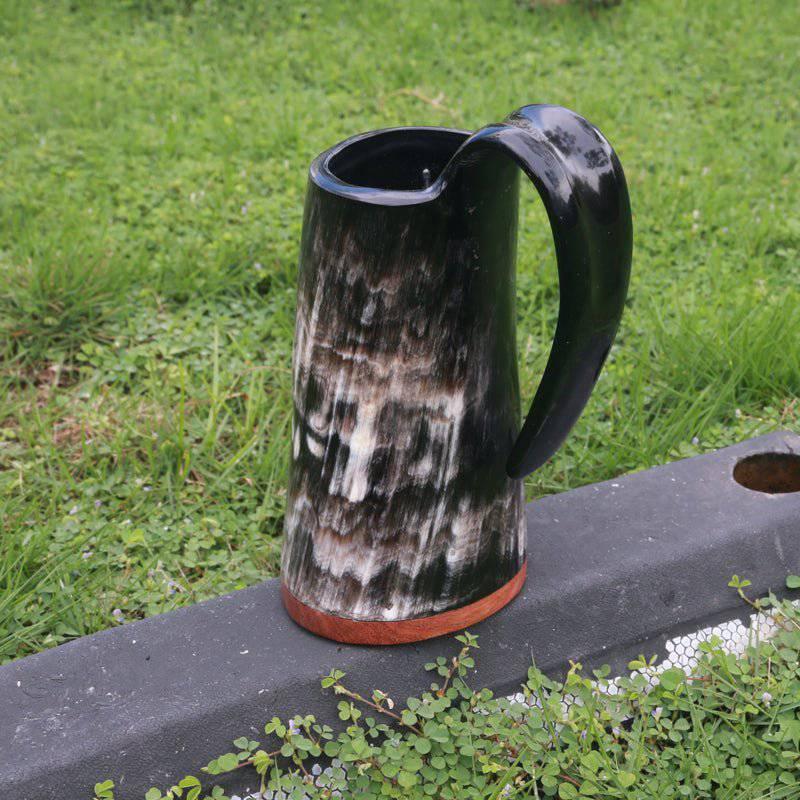 Redwood Base Drinking Horn Mug