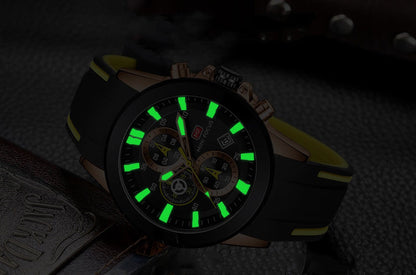 Sports chronograph watch