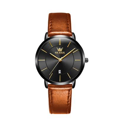 Finn | Cruise Leather Date Watch