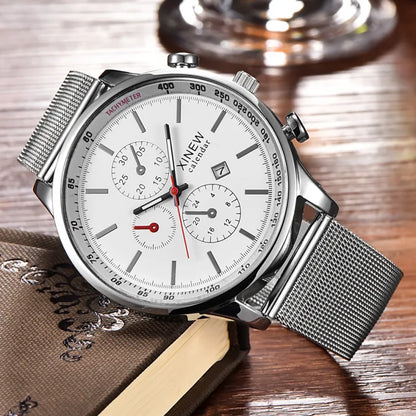 Stormmark | Sleek Men’s Stainless Steel Quartz Watch
