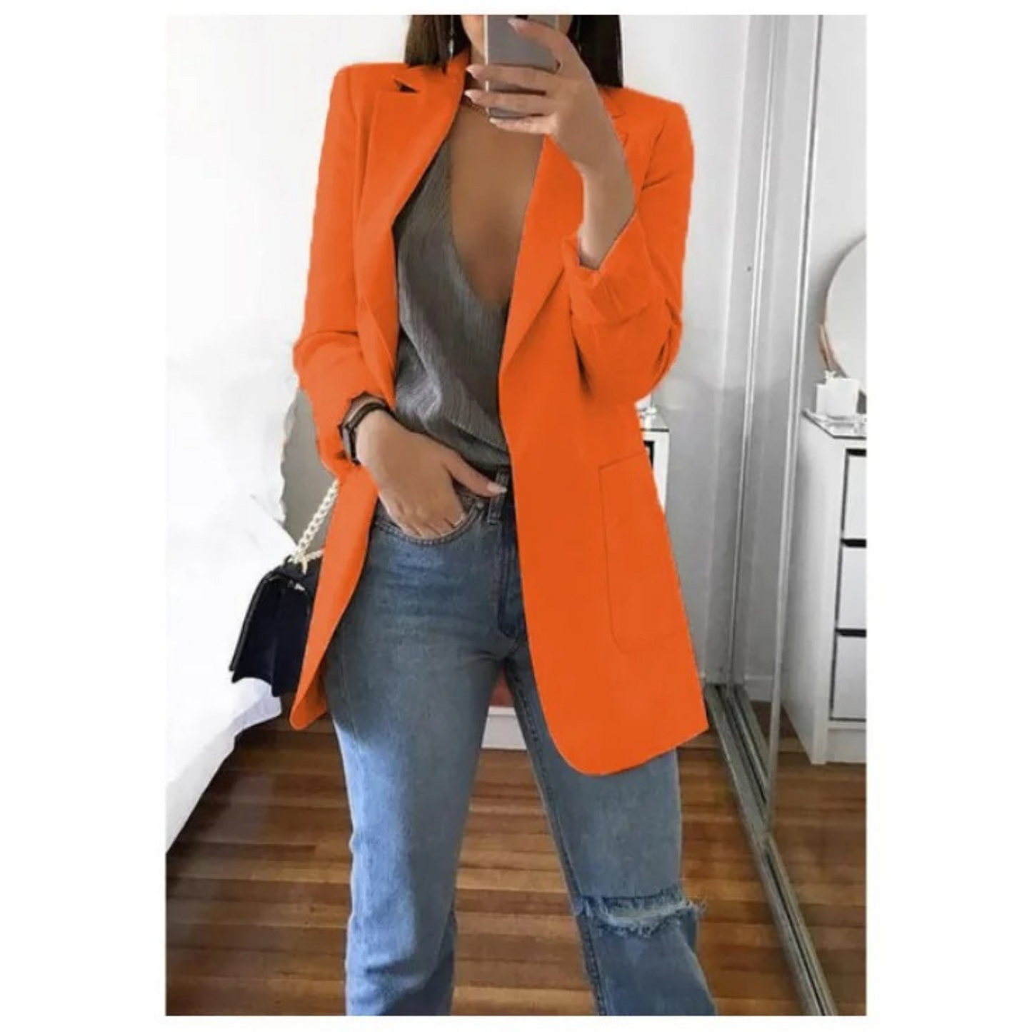 Zwanie - Elegante blazer de bolsillo para mujer