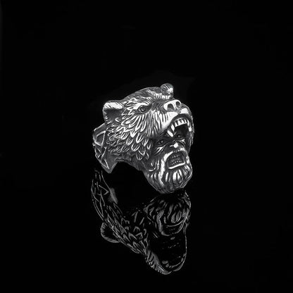 Bear Berserker Ring - Stainless Steel
