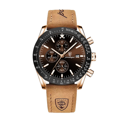 David | Stylish Men’s Chronograph with Versatile Strap Options | 44mm