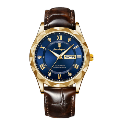 Levi | Men's Quartz Watch with Date and Day Display | 41mm