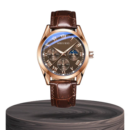 Stephen | Elegant Moon Phase Chronograph | 42mm