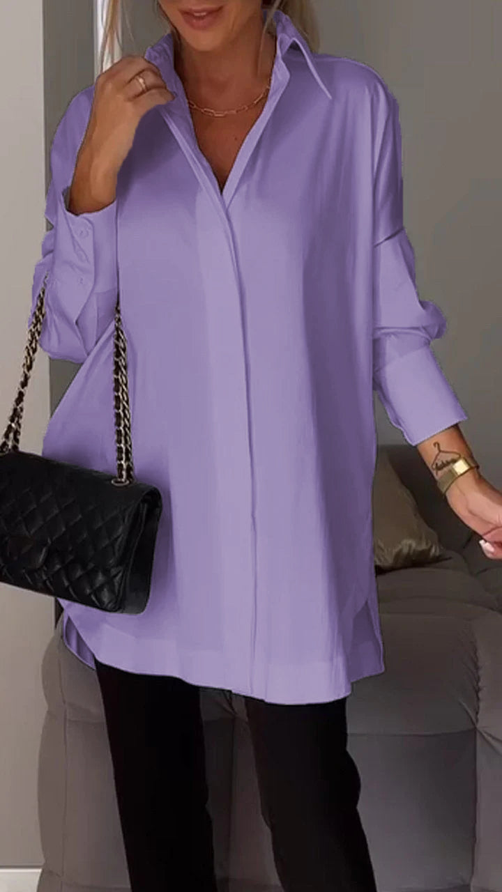 Bettina - Blusa Chique en gasa de seda grande