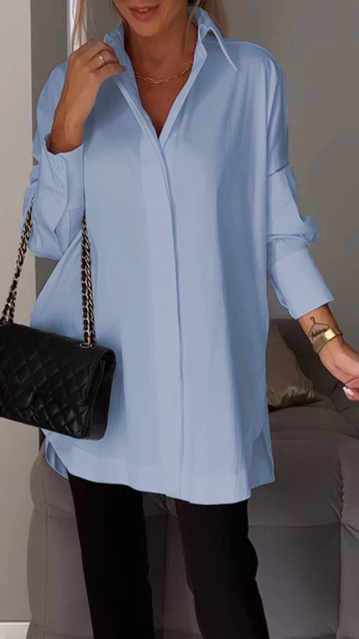 Bettina - Blusa Chique en gasa de seda grande