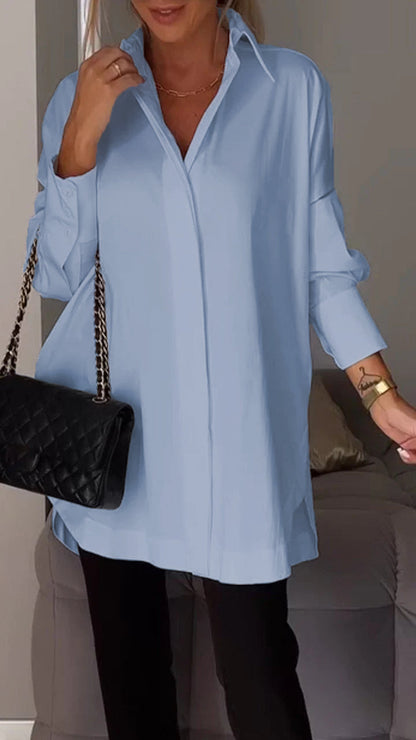 Bettina - Blusa Chique en gasa de seda grande