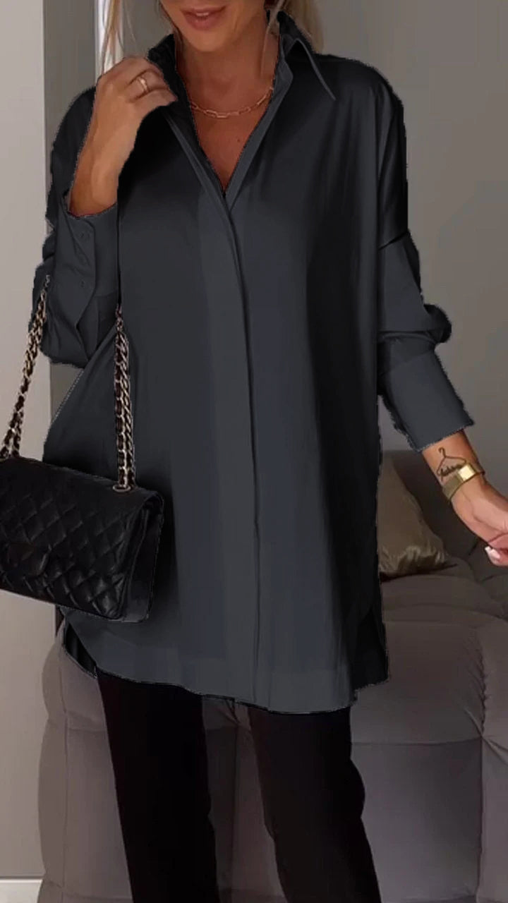Bettina - Blusa Chique en gasa de seda grande