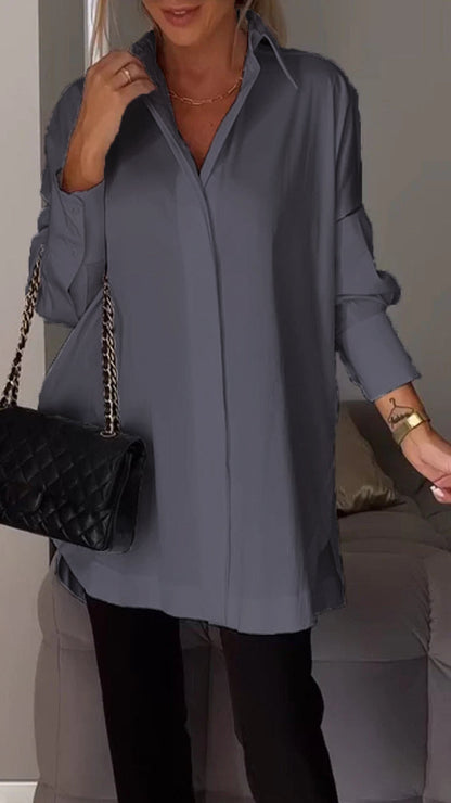 Bettina - Blusa Chique en gasa de seda grande
