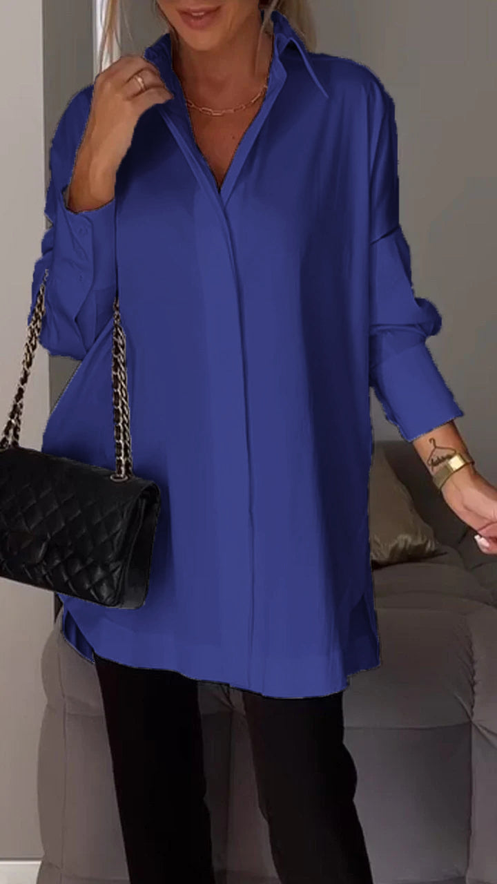 Bettina - Blusa Chique en gasa de seda grande