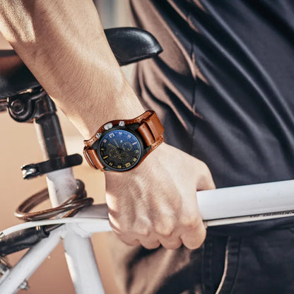 Regalis | Classic Men’s Quartz Watch – Business Style, Leather Band