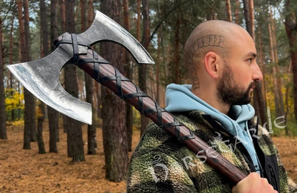 Handforged Two-Handed Axe 'Last Word'