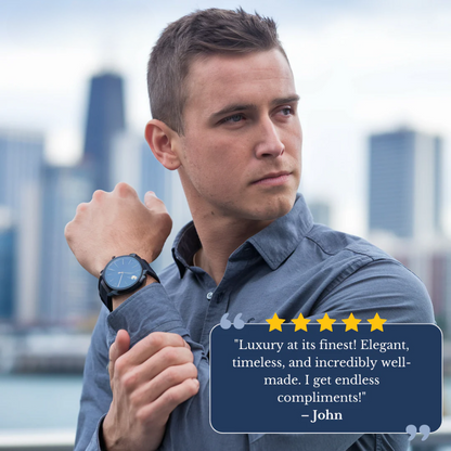 Stephen | Elegant Moon Phase Chronograph | 42mm