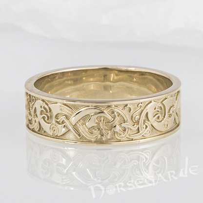 Handcrafted Late Urnes Ornamental Band - Gold