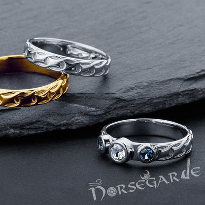 Handcrafted Ornamental Weave Band - Gold