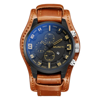 Regalis | Classic Men’s Quartz Watch – Business Style, Leather Band