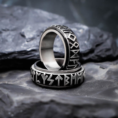 Rune Spinner Ring - Stainless Steel