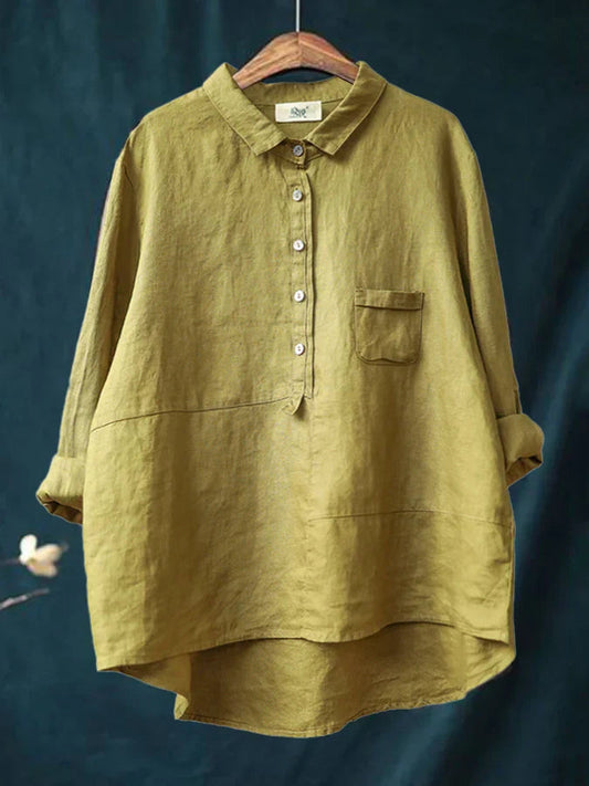 Madeleine | Blusa Casual de Manga Larga para Mujer | Button Down