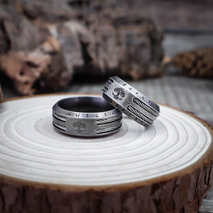 Rustic Odin's Sacrifice Ring - Stainless Steel