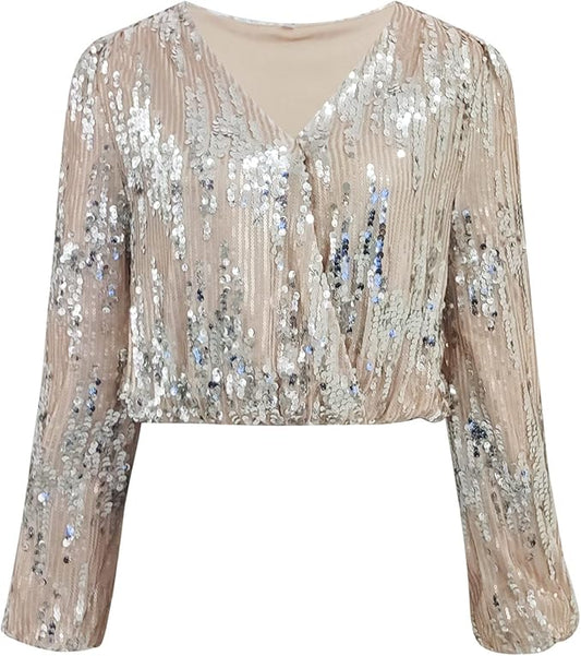 Zoey - Blusa clásica de manga larga para ocasiones formales