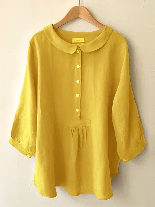 Dana | Cómoda blusa suelta con botones para mujer