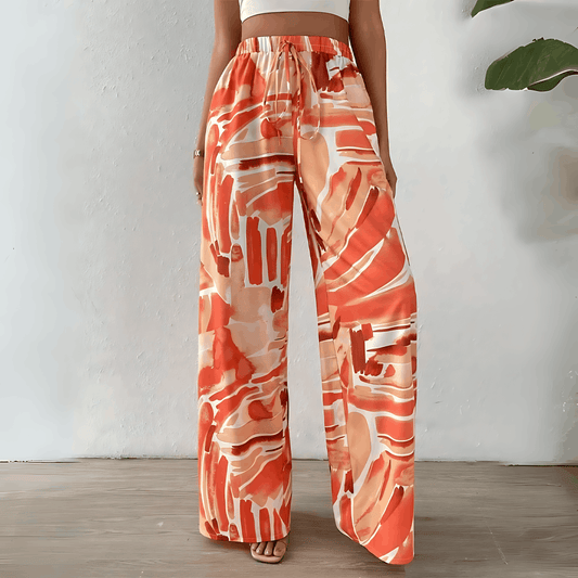 Valeria - Pantalones de moda con estampado para mujer