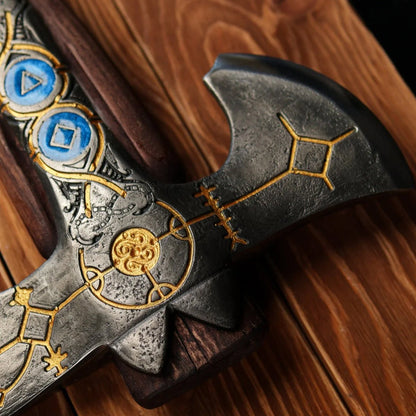 Handforged Leviathan Replica Axe - Gold