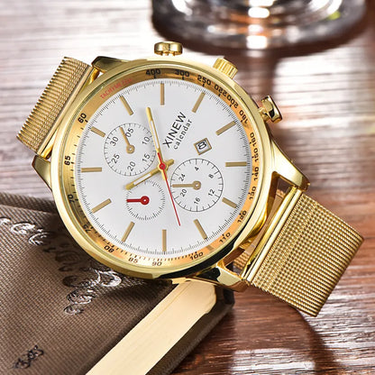 Stormmark | Sleek Men’s Stainless Steel Quartz Watch