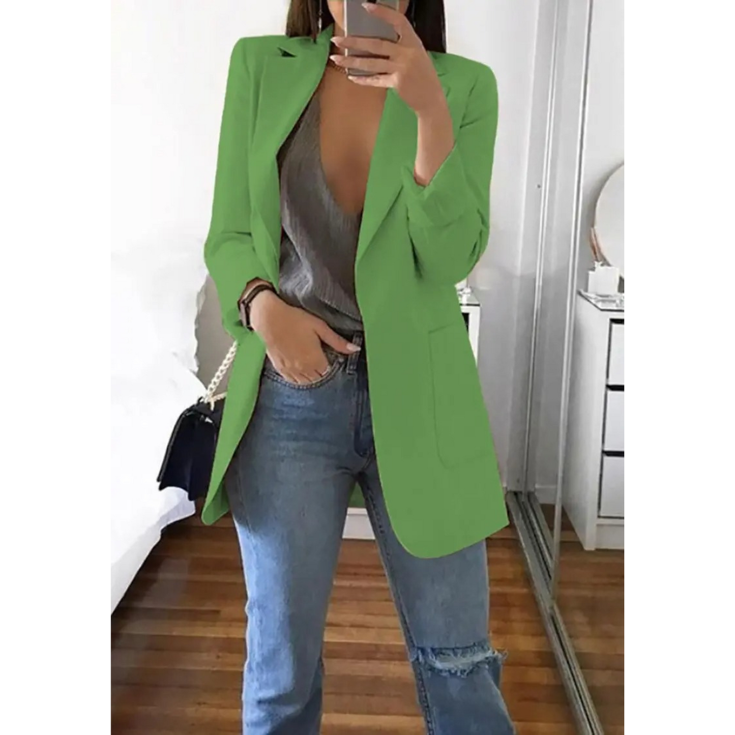 Zwanie - Elegante blazer de bolsillo para mujer