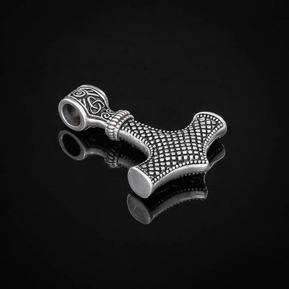 Ornamental Mjölnir Amulet - Stainless Steel