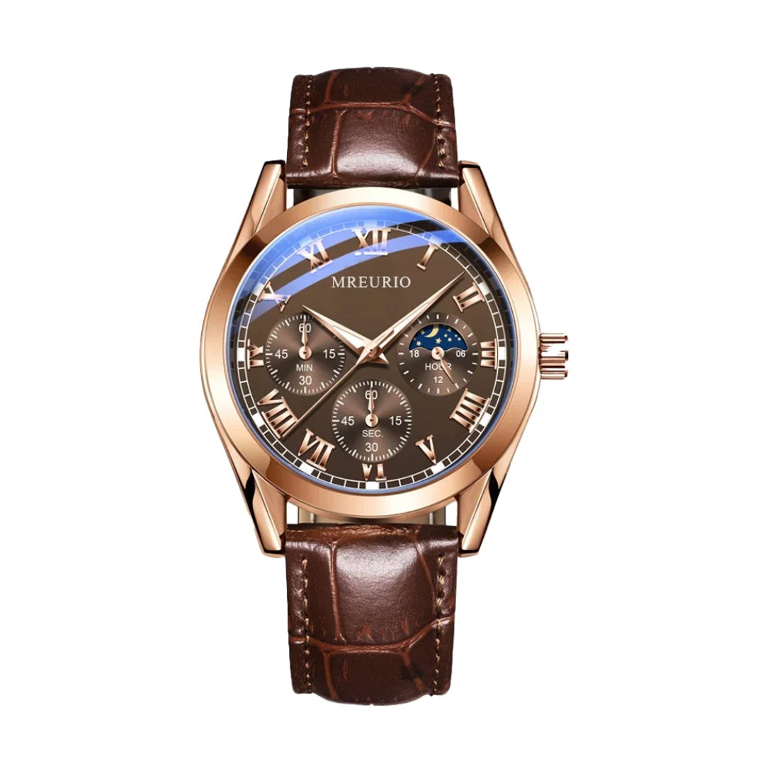 Stephen | Elegant Moon Phase Chronograph | 42mm