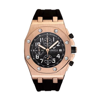 Andrei | Octagonal Bezel Chronograph Watch