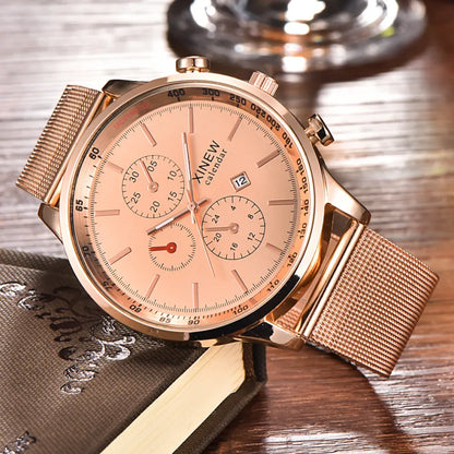 Stormmark | Sleek Men’s Stainless Steel Quartz Watch