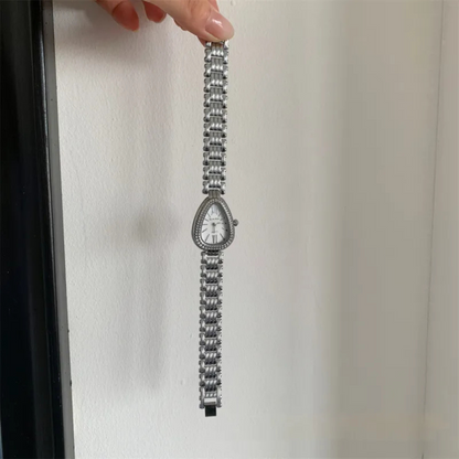 Alura | Golden Snake Head Gorgeous Chain Watch