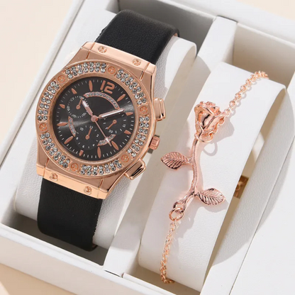 Avenoir  | Women's Fashion Pu Strap Watch