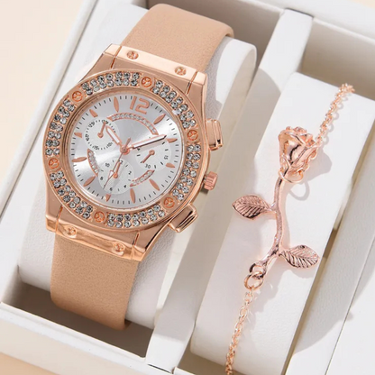 Avenoir  | Women's Fashion Pu Strap Watch