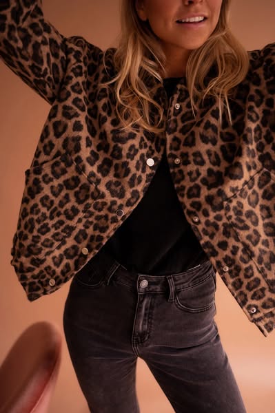 Zeko™ | Veste bomber léopard élégante pour confort et élégance