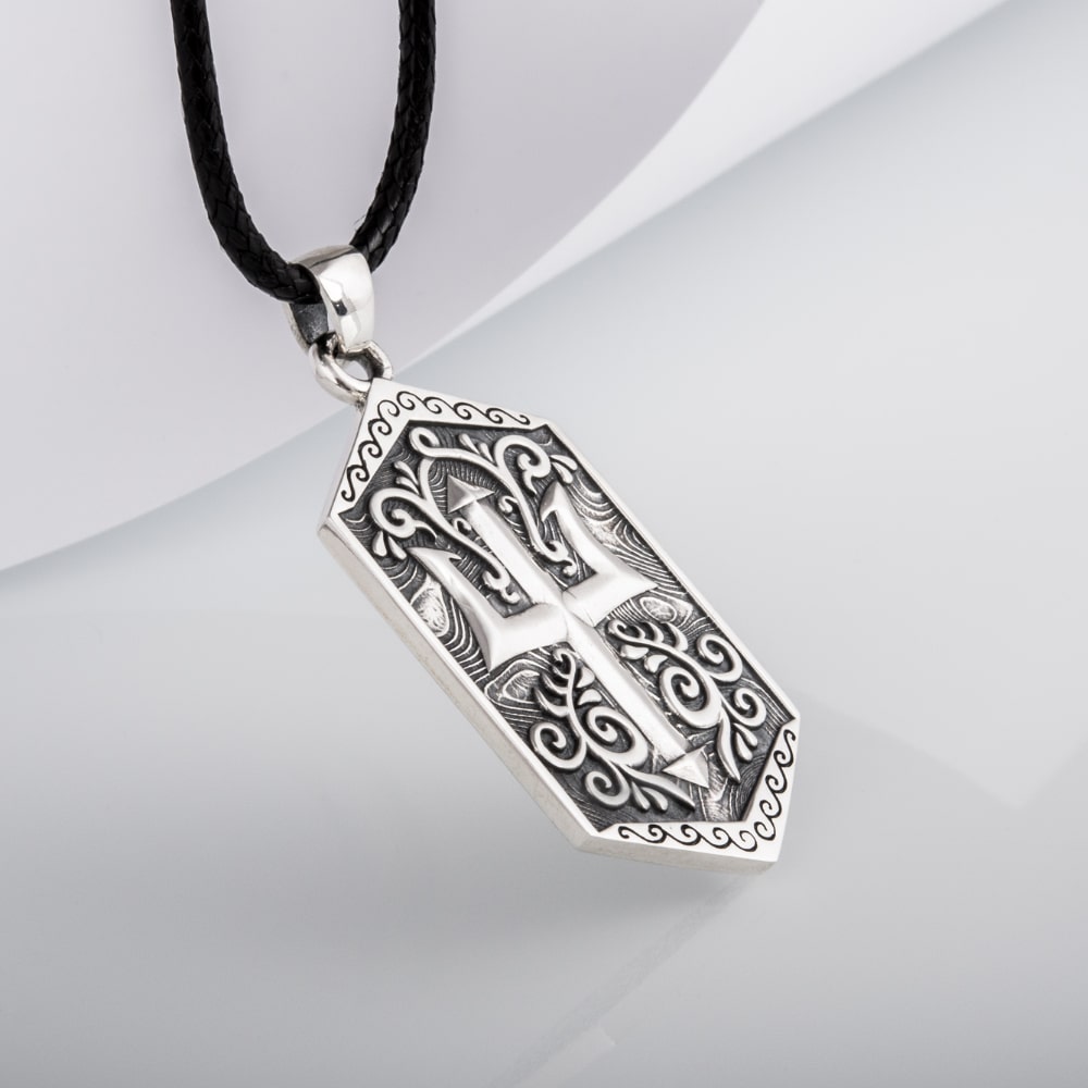 Handcrafted Deep Sea Trident Amulet - Sterling Silver