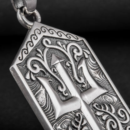 Handcrafted Deep Sea Trident Amulet - Sterling Silver