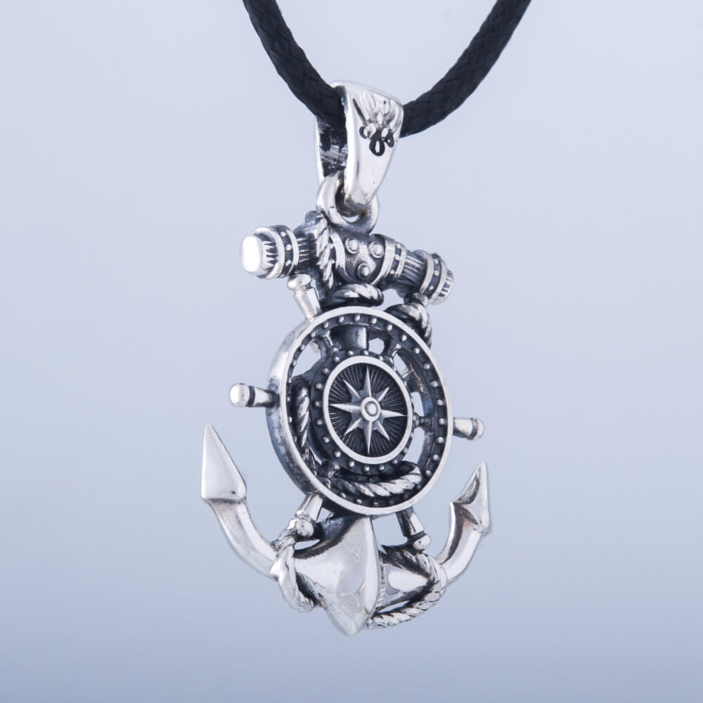 Handcrafted Navigator's Anchor Pendant - Sterling Silver