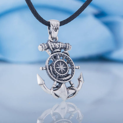 Handcrafted Navigator's Anchor Pendant - Sterling Silver