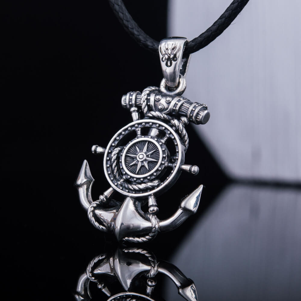 Handcrafted Navigator's Anchor Pendant - Sterling Silver
